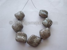 Diamond Studded Silver Tumble